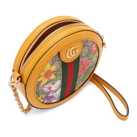 gucci yellow round bag|Gucci lilac purse womans.